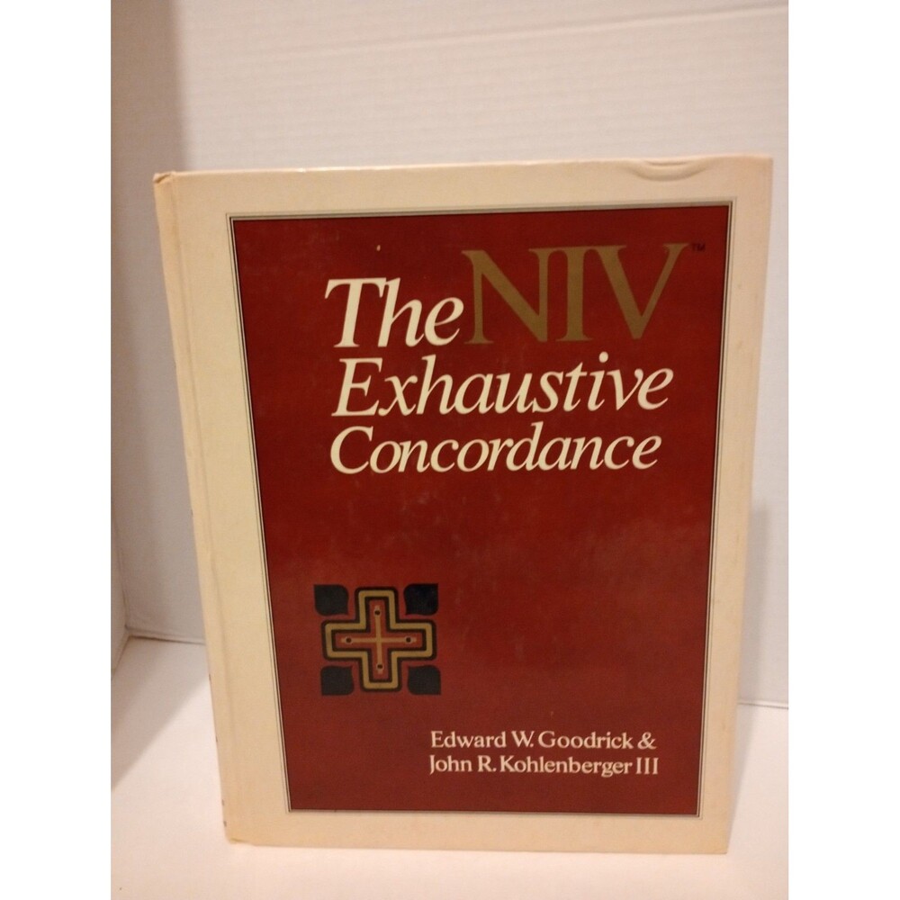 The NIV Exhaustive Concordance Hardcover Book